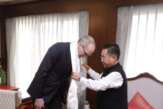 Hon'ble Chief Minister, Shri Prem Singh Tamang met the Ambassador of Switzerland, H. E. Dr. Ralf Heckner.