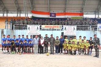 SSB organizes football tournament for border youth in Gyalshing