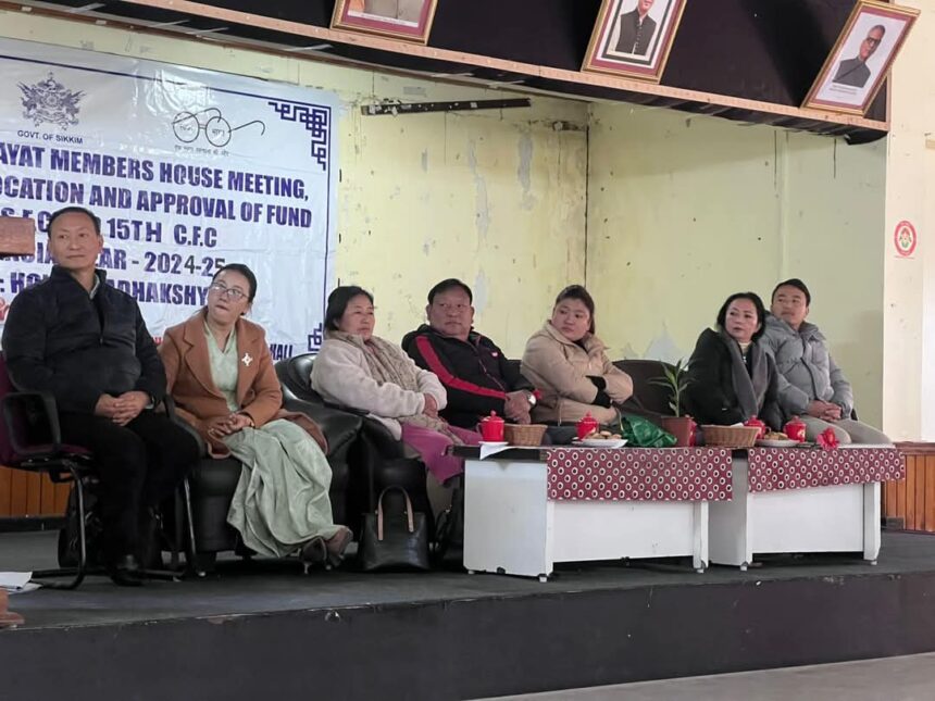 Meeting discusses drinking water testing in Mangan