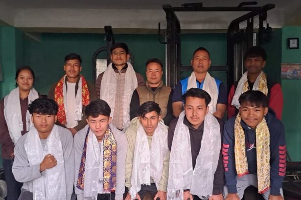 Pema’s Gym organizes best wishes prog for strength-lifters leaving for national c’ship