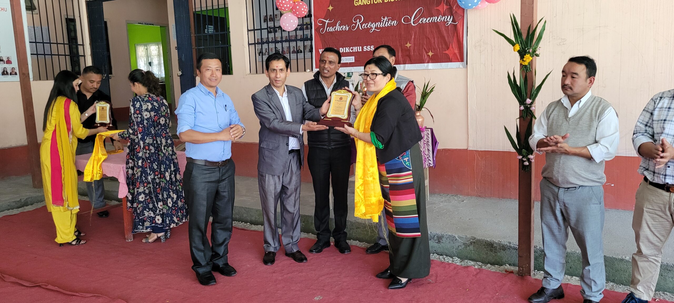 Dikchu School felicitates