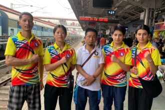 Sikkim martial artists in Dimapur for Khelo India Pencak Silat Women’s League