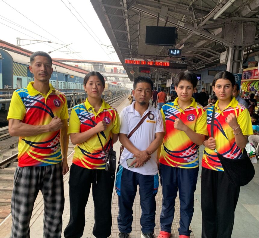 Sikkim martial artists in Dimapur for Khelo India Pencak Silat Women’s League